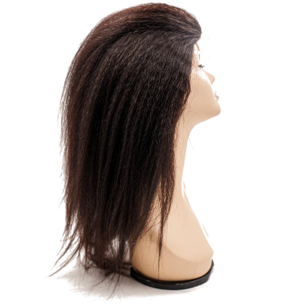 Kinky Straight Skin Polyurethane Medical Wig