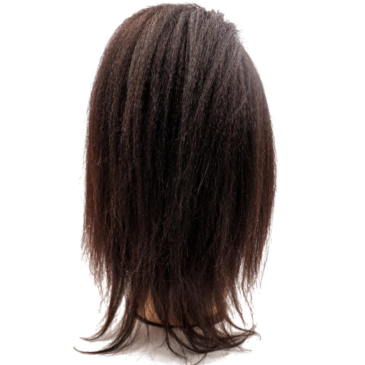 Kinky Straight Skin Polyurethane Medical Wig